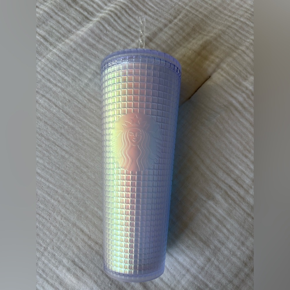Starbucks Holographic Grid Tumbler